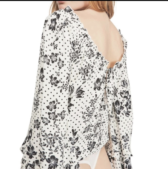 Free People One On One Date Bodysuit floral thon - Picture 5 of 5